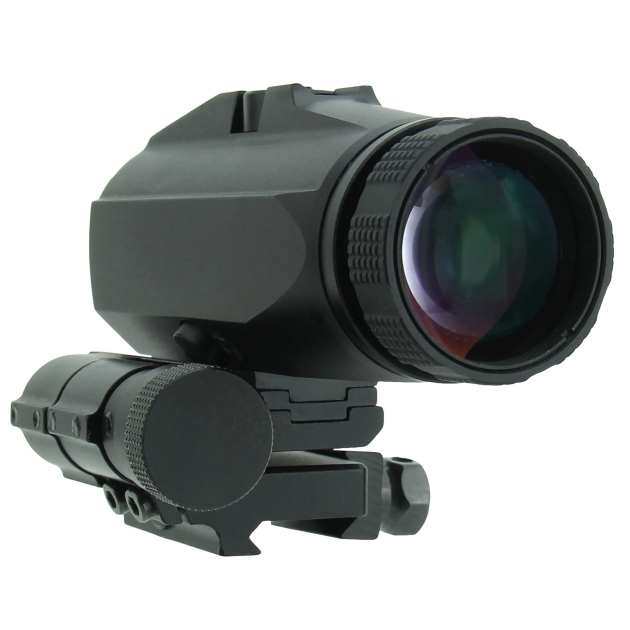 TacFire RDX3MB Flip to Side 3X Red Dot Magnifier Black Anodized 3x 30 mm