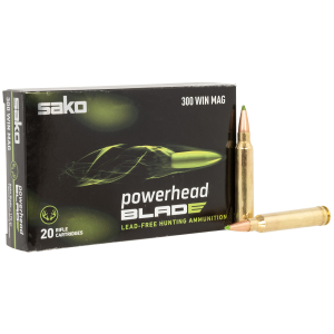 SAKO (TIKKA) JASPHB300WM170B PowerHead Blade 300WinMag 170gr 20 Per Box/10 Case