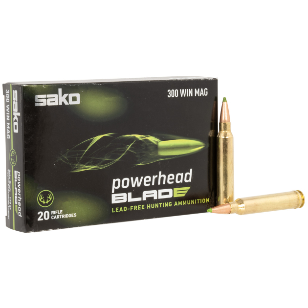 SAKO (TIKKA) JASPHB300WM170B PowerHead Blade 300WinMag 170gr 20 Per Box/10 Case