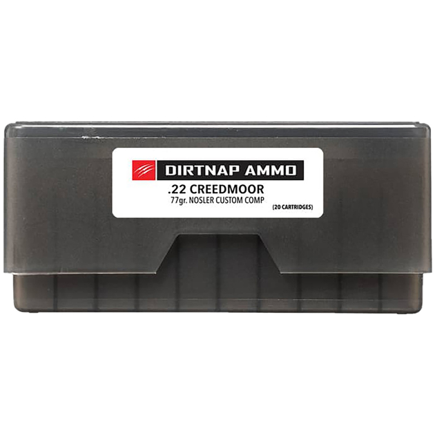 Fierce Firearms DNP22CM77GR Dirtnap 22Creedmoor 77gr 20 Per Box/10 Case