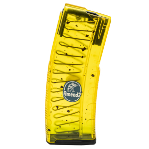 Amend2 556MODCBAN30 MOD-C Banana 30+1 5.56 NATO Fits AR-15 Yellow/Green Polymer