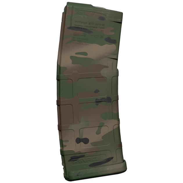 Weapon Works 228055 PMAG GEN M2 MOE 30rd Fits AR/M4 Multi-Cam Woodland Polymer