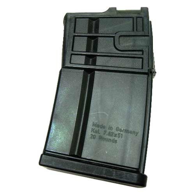 HK MAGAZINE MR762 7.62X51 20RD - TRANSLUCENT SMOKE POLYMER