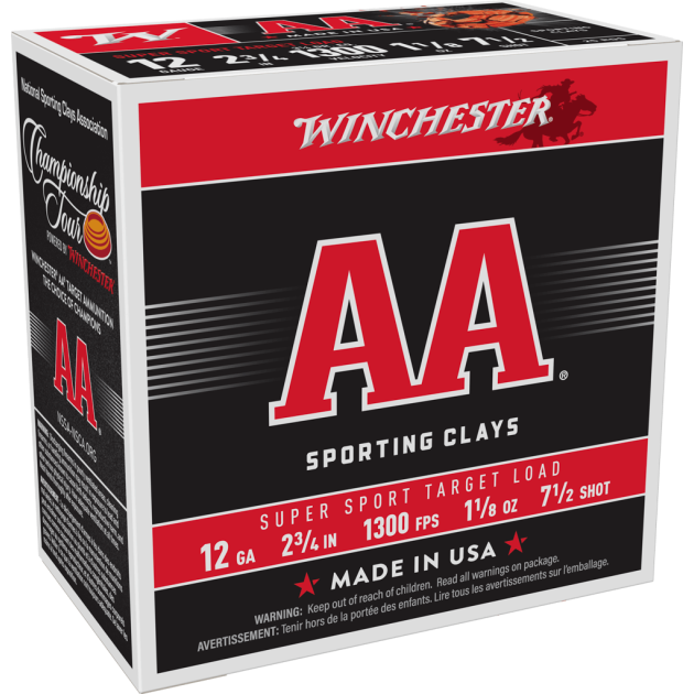 AA SS 12GA #7.5 2.75" CLAY