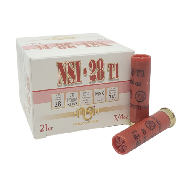 NOBEL SPORT 28G 7.5# 3/4OZ 25RD/250RD 1300FPS