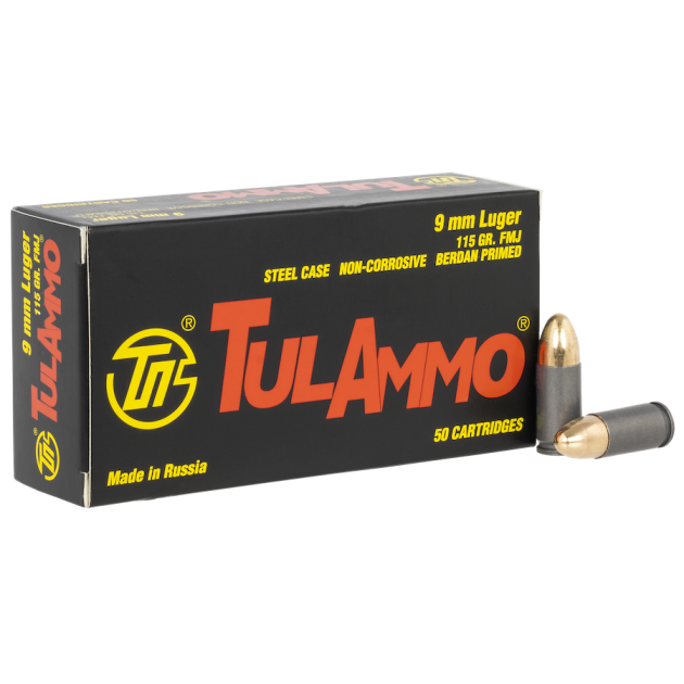 TULAMMO 9MM 115GR FMJ 50RD BOX