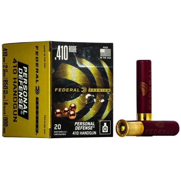 FEDERAL 410GA 2-1/2" 000 BUCK "PERSONAL DEFENSE" 20 RD/BX 10 BX/CS