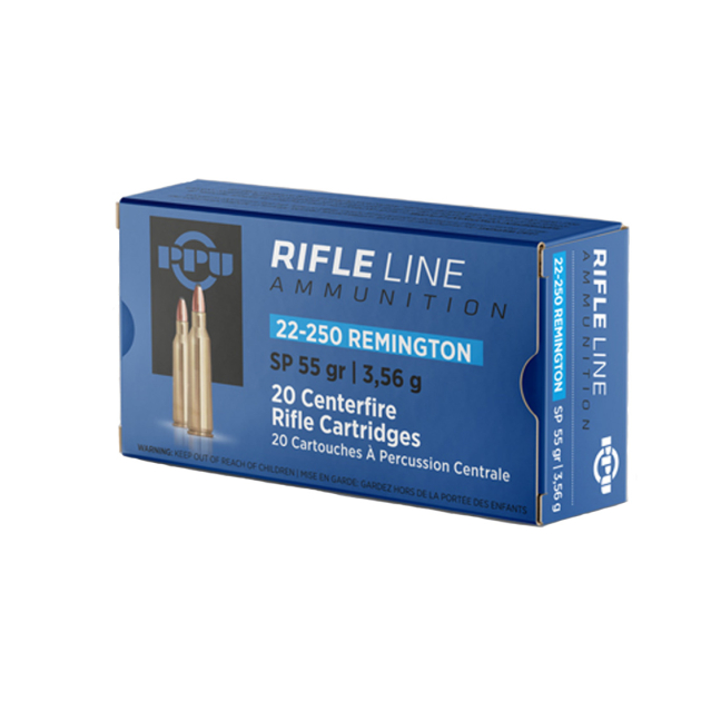 PPU 22 250 REM SP 55GR 20RD BOX 10 BOXES PER CASE