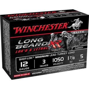 WINCHESTER LONGBEARD XR MAGNUM 12GA 3" 1-7/8OZ #5 10RD BX 100RD CASE