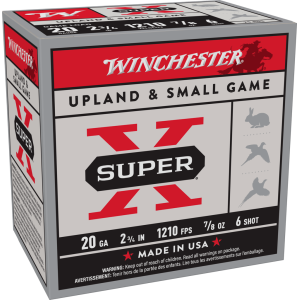 20GA 2-3/4" #6 25RDS SUPER-X