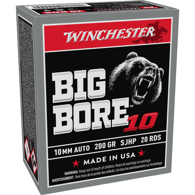 WINCHESTER BIG BORE 10MM 200G JSP 20RD BX 200RD CS
