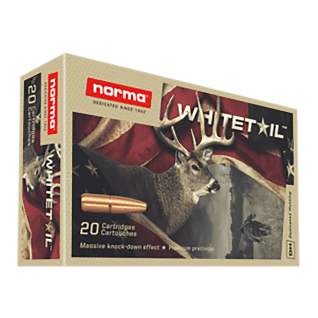 NORMA 243WIN 100G PSP WHITETAIL 20RD BX/200RD CASE