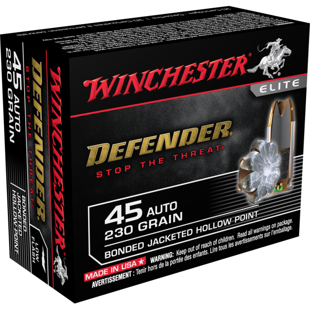 WINCHESTER 45ACP 230GR BONDED PDX1