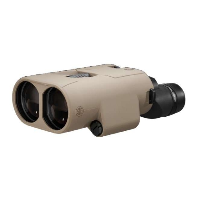 SIG SAUER ZULU 6 HDX PRO OIS BINOCULAR 18X50 IMAGE STABLIZING FDE