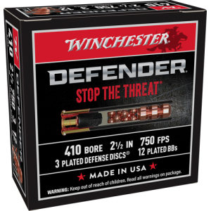WINCHESTER PDX1 DEFENDER 410 - 2.5" 3DD/12BB 10RD 10BX/CS