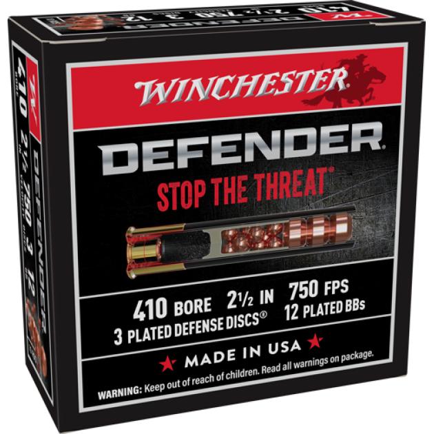 WINCHESTER PDX1 DEFENDER 410 - 2.5" 3DD/12BB 10RD 10BX/CS