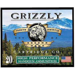 Grizzly Ammo GC44M+P2   44Mag+P 240gr Jacketed Hollow Point 20 Per Box/10 Case