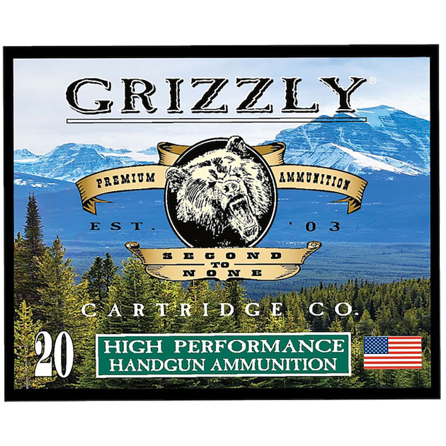 Grizzly Ammo GC44M+P2   44Mag+P 240gr Jacketed Hollow Point 20 Per Box/10 Case