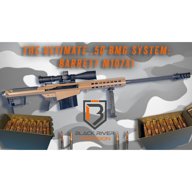 Barrett M107A1 .50 BMG: Floor Display, 10 Rds Fired - Loaded with Nightforce, Spuhr, & 600 Rounds!