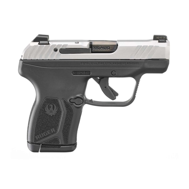 RUGER LCP MAX 380ACP 2.8" BBL, STAINLESS/BLACK 1-10RD MAG