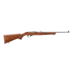 RUGER 10/22 SPORTER 22LR 18.5" STS BBL WALNUT STAINED STOCK, 1-10RD MAG