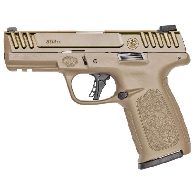 SMITH & WESSON SD9 2.0 FDE BUNDLE 9MM 4" BBL W/ SUREFIRE EP3 EARS