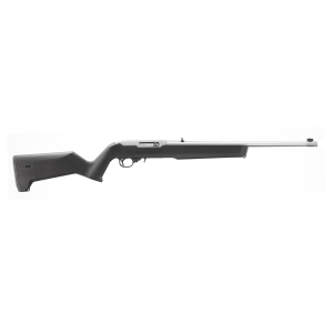 RUGER 10/22 MOE X22 STOCK 18.5" T.B. BLACK/STS 1-10RD