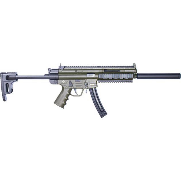 GERMAN SPORT GSG-16 22LR - 16.25" 22RD OD GREEN