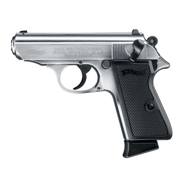 WALTHER PPK/S 22LR PSTL NICKLE 10RD MAG