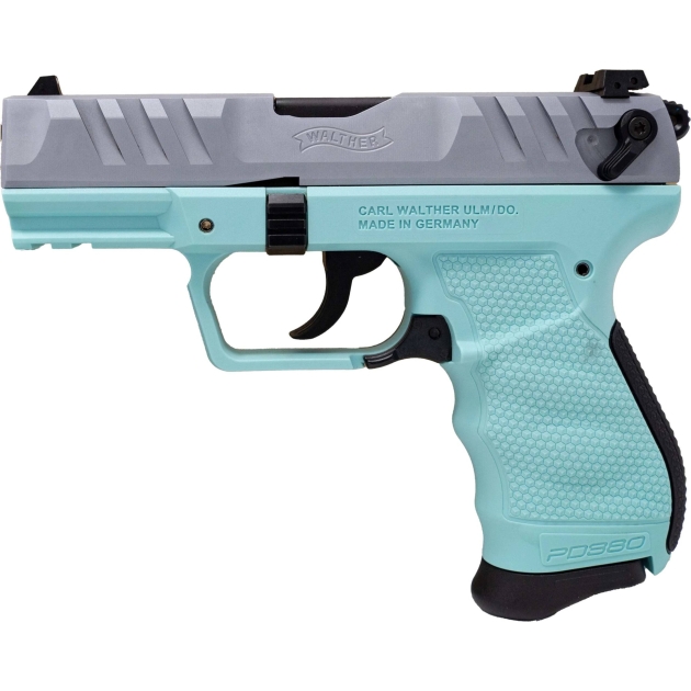 WALTHER PD380 ANGEL BLUE 380ACP PSTL 3.7" 2-9RD