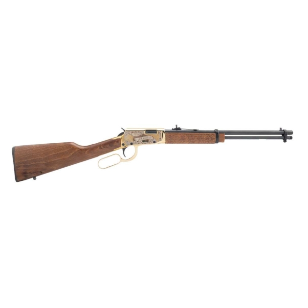 ROSSI RIO BRAVO 22LR LEVER RIFLE WILD BILL HICKOK EDITION ENGRAVED GOLD FINISH/BLK 15RD