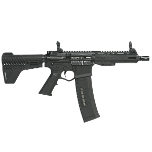 ATI ALPHA MAXX 5.56 PISTOL 7.5" BLACK 7" MLOK, REAR BLADE, F.U. SIGHTS, 1-60RD MAG