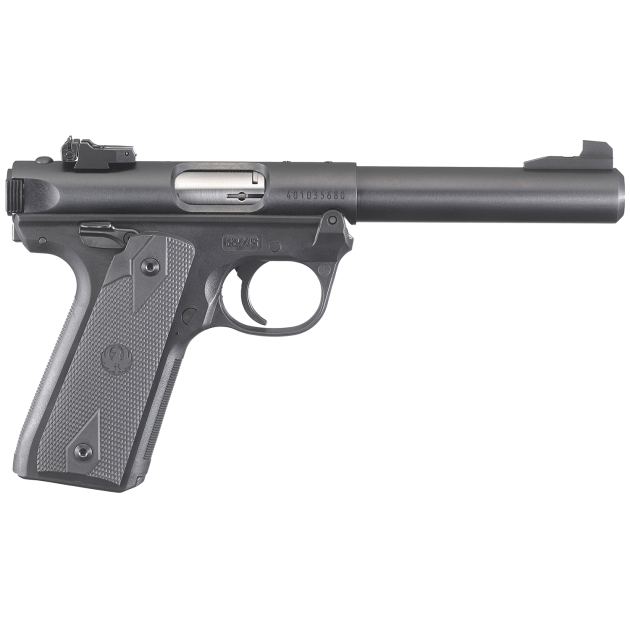 RUGER MARK IV 22/45 5.5" BULL BBL, BLUED 2-10RD MAGS CA COMPLIANT