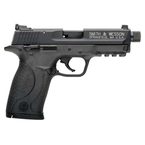 SMITH & WESSON M&P22 CMPCT 22LR 3.6" PSTL BLK THRDD 10RD - Image 3