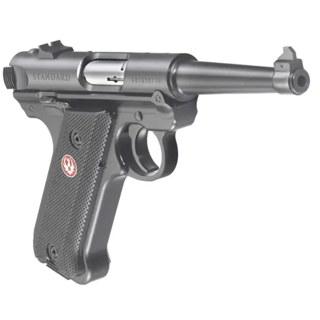 RUGER MRK IV STD 22LR 4.75" BLUED BLK GRP FXD SIGHT