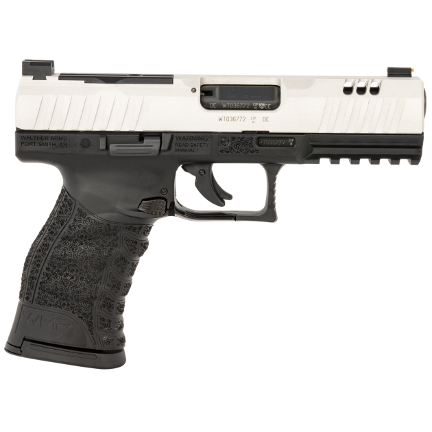 WALTHER WMP 22WMR PSTL 4.3" BLK/STS OPTIC READY 2-15RDS