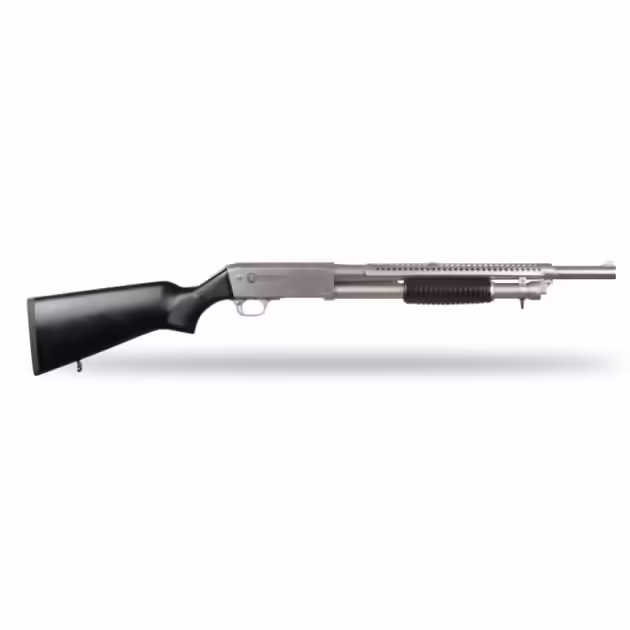 PANZER ARMS PA37 PUMP 18.5" NICKLE/BLK WOOD SHTG