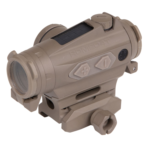 Sig Sauer Electro-Optics SOR43131 Romeo4T Flat Dark Earth 1 x 20 mm 2 MOA Red Ballistic Dot/65 MOA Circle