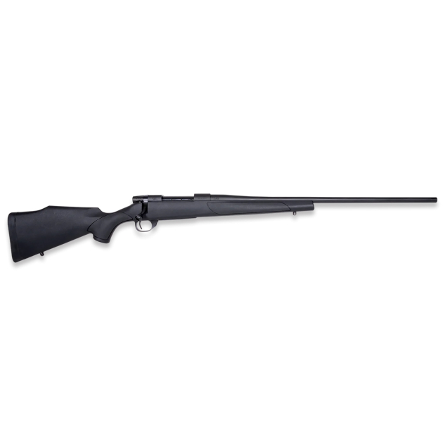 Weatherby VTX256RR2T Vanguard Obsidian 25-06 Rem 5+1 22" Blued Heavy Threaded Barrel, Blued Drilled & Tapped Steel Receiver, Monte Carlo Black Polymer Stock