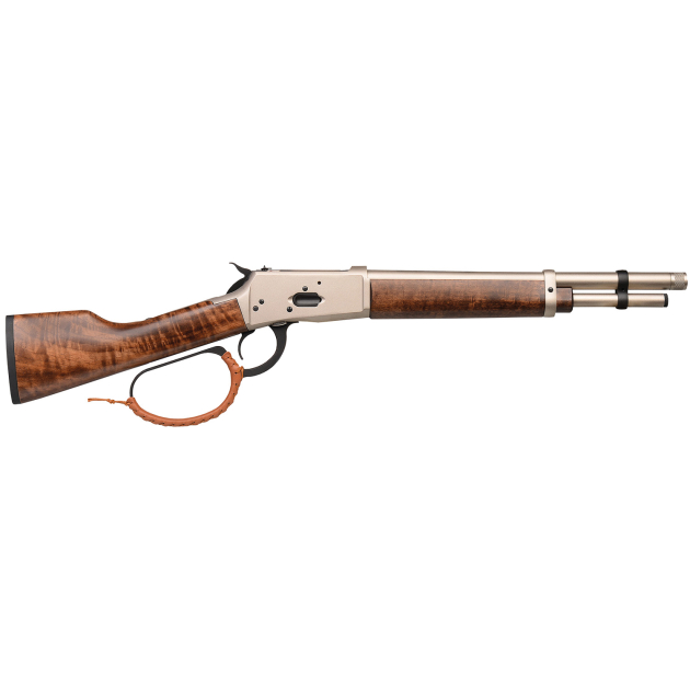Gforce Arms GFLVR357PN Saddlehorn 357 Mag 5+1 12" Nickel Threaded Barrel & Receiver, Turkish Walnut Stock & Forend, Thread Protector