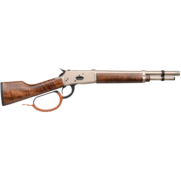 Gforce Arms GFLVR44PN Saddlehorn 44 Mag 5+1 12" Nickel Threaded Barrel & Receiver, Turkish Walnut Stock & Forend, Thread Protector