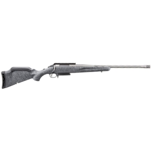 RUGER AMERICAN G2 6.5CM RFL 20" SPIRAL FLUTED BBL, GRY SPLTTR STOCK, 3RD