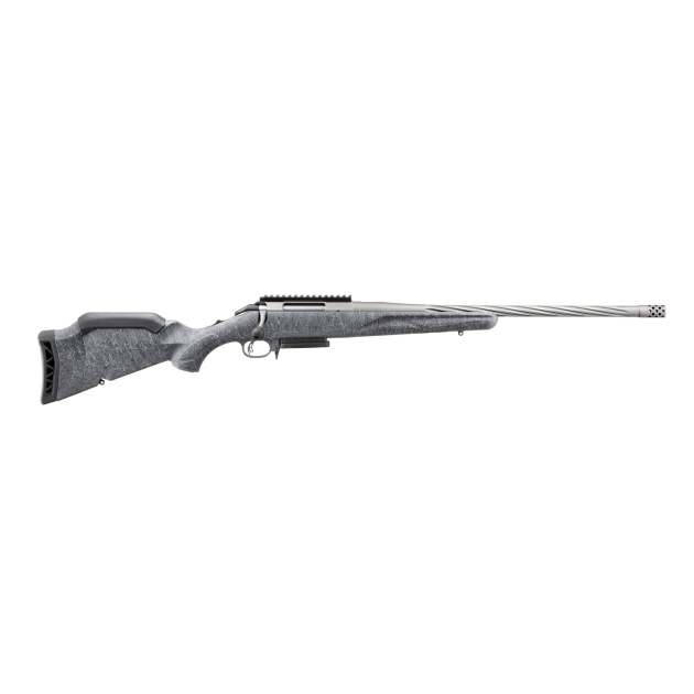 RUGER AMERICAN G2 7MM-08 RFL 20" SPIRAL FLUTD, GRAY SPLTTR, 3RD