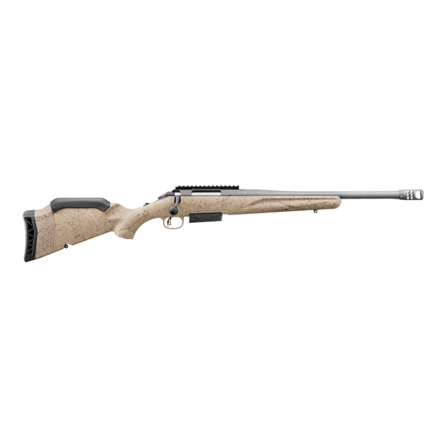 RUGER AMERICAN G2 RANCH RFL 450BM 16.4" FDE SPLATTER 3RD