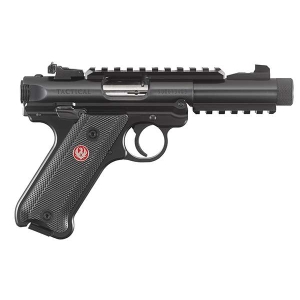 RUGER MRK IV TAC 22LR 4.4" BLUED BLK GRP ADJ SGHT 10RD - Image 2