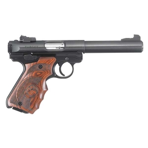 RUGER MRK IV TRGT 22LR 5.5" BLUED TRGT WD GRP ADJ SGHT 10RD - Image 3