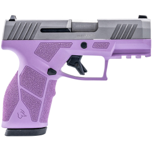 Taurus 1-GX2939LP-10 GX2 9mm 10+1 3.37" Matte Stainless Steel Barrel, Matte Serrated Stainless Steel Slide, Light Purple Polymer Frame w/Picatinny Rail, Polymer Grip