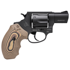 Taurus 285621VZ19 856  38 Special 6rd 2", Matte Black Carbon Steel, Brown VZ Cyclone Grip