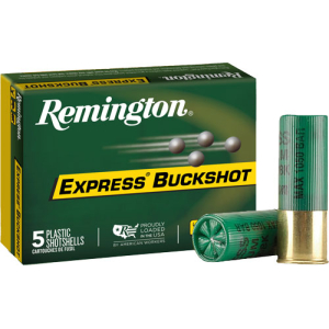 REMINGTON BUCKSHOT 12GA 2.75" - 00 BUCK 12 PELLETS 5RD 50BX/CS