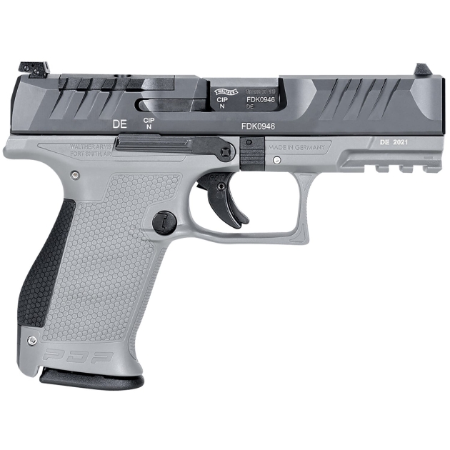 WALTHER PDP 9MM CMPCT 4" PSTL GRY/BLK 2-15RD MAGS